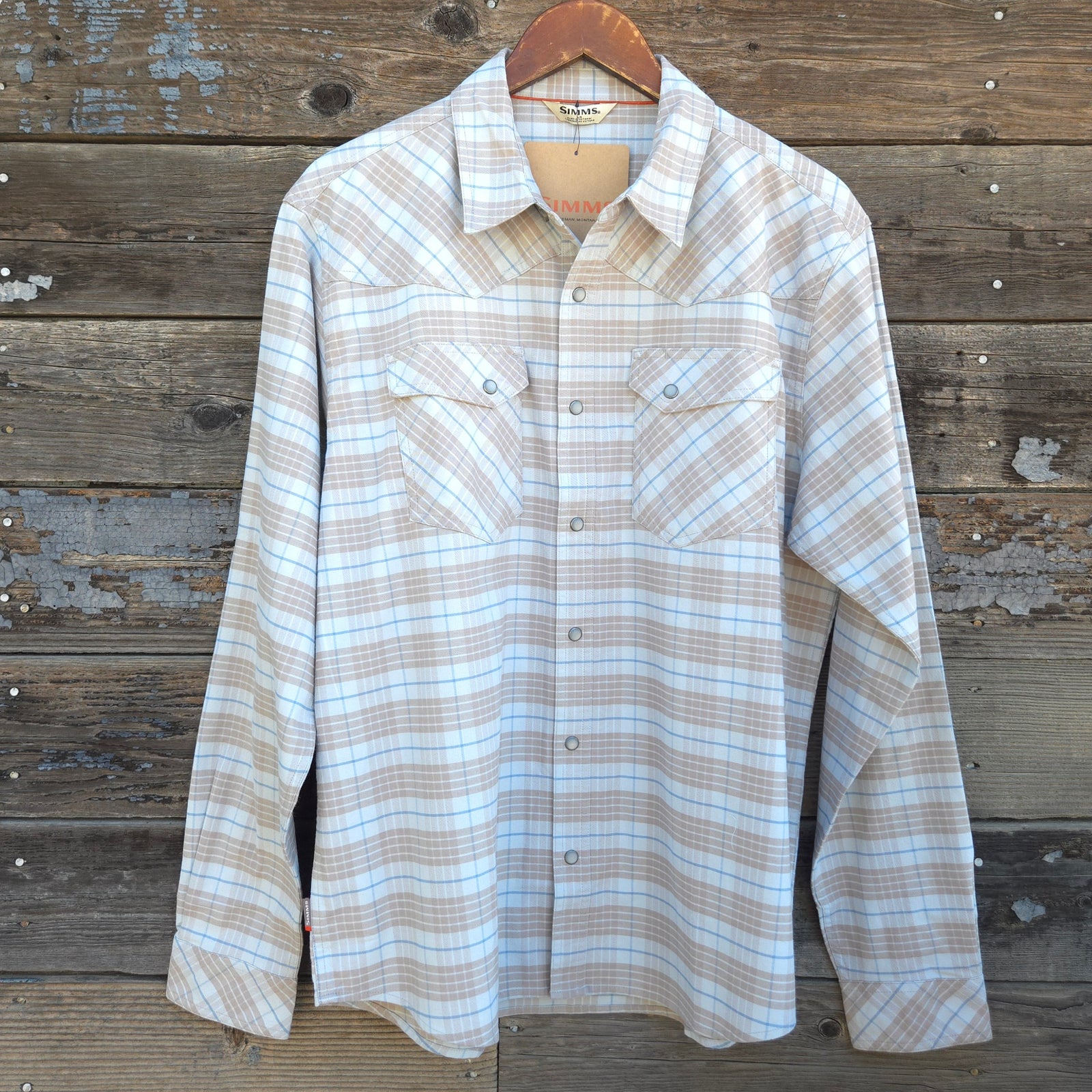 Simms - Brackett Flannel - Sterling Plaid