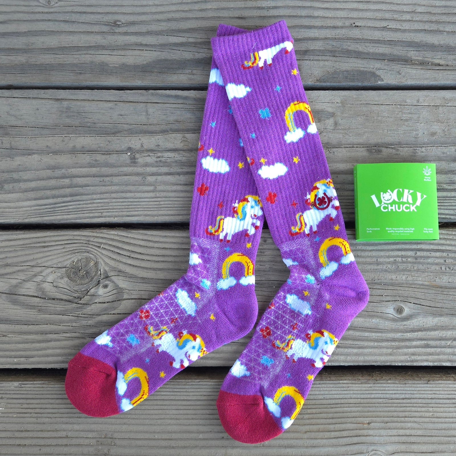 Lucky Chuck Socks - Lucky Unicorns