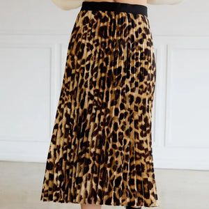 Leopard Print Skirt