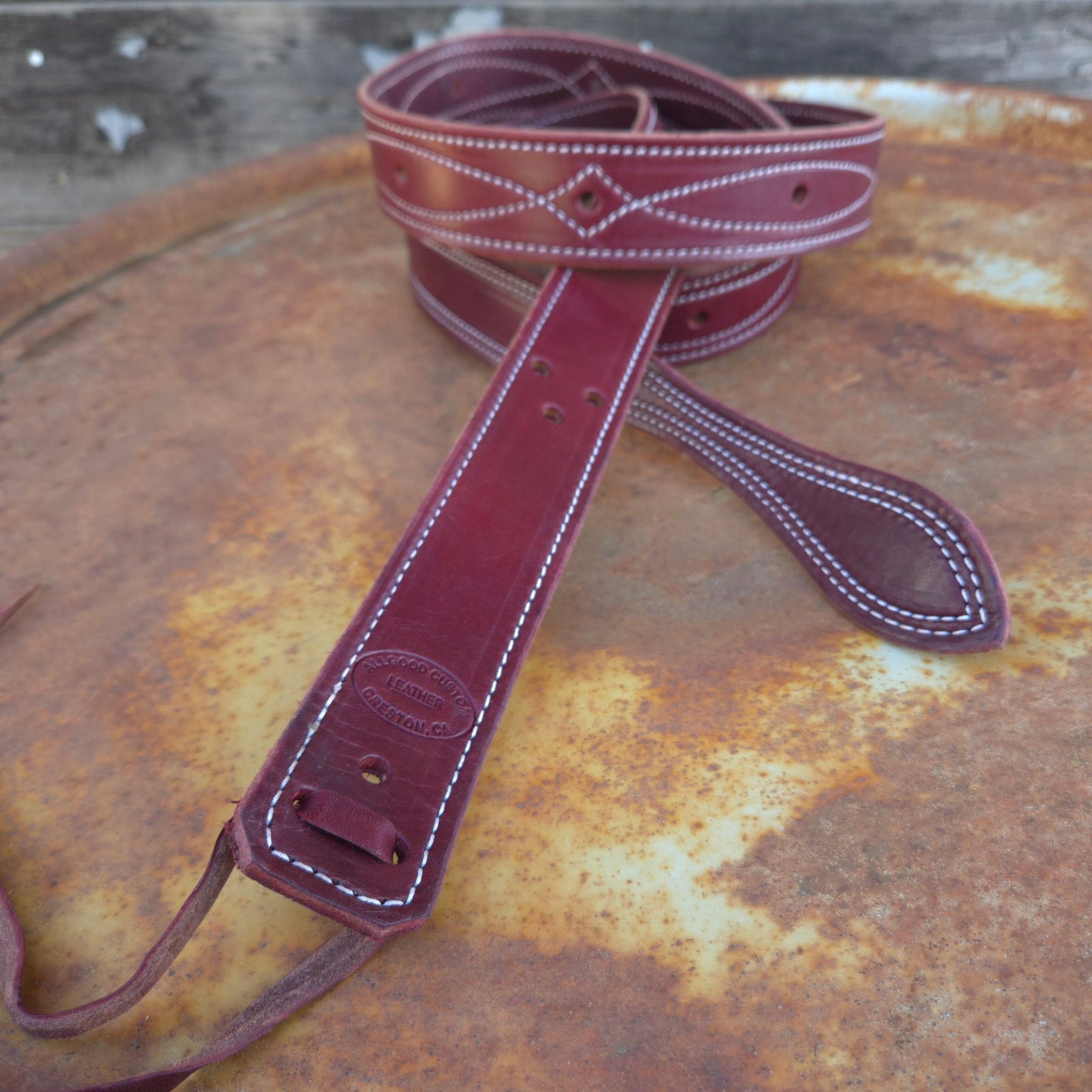 Latigo Tie Strap - Stitched