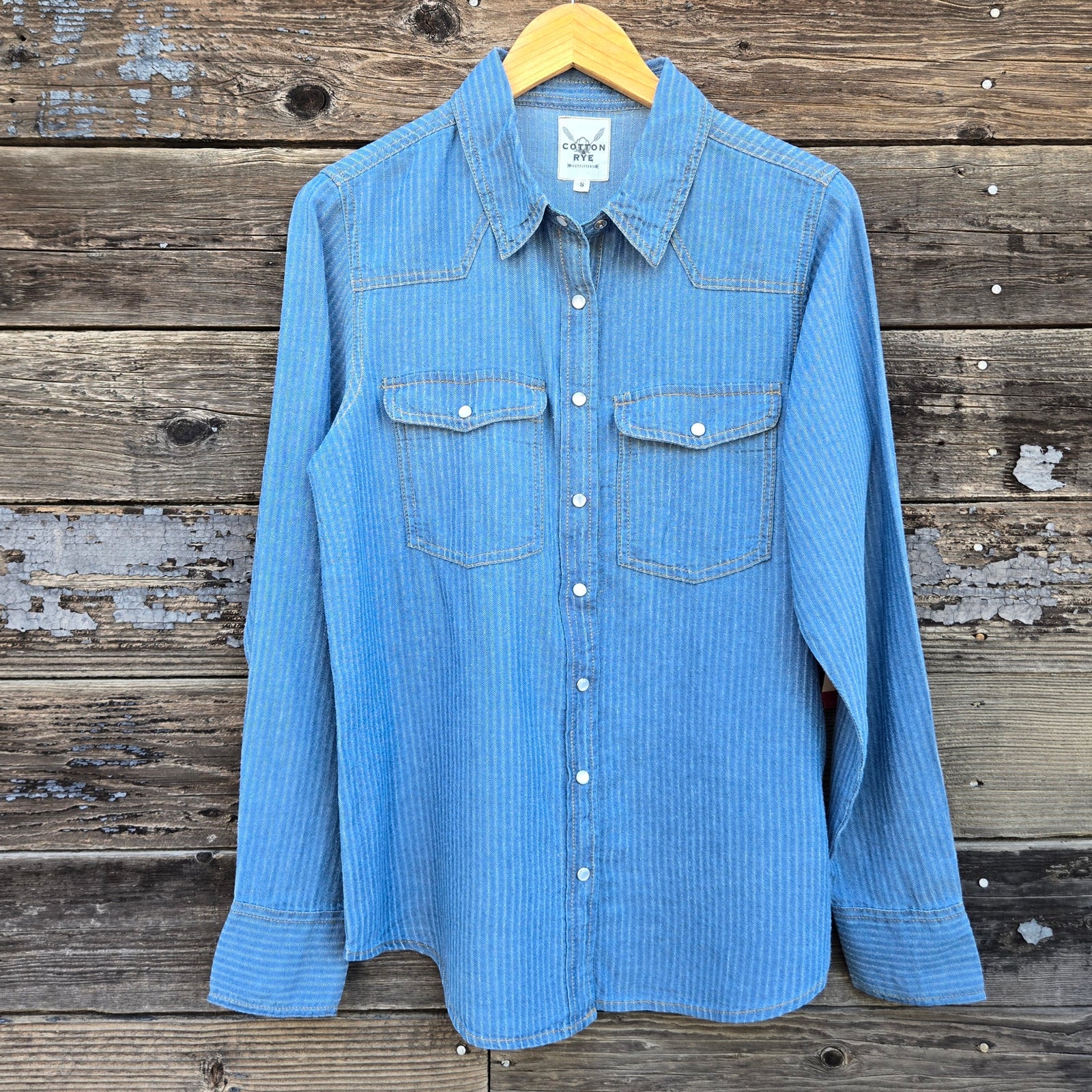 Cotton and Rye - Elsie Railroad Stripe Shirt