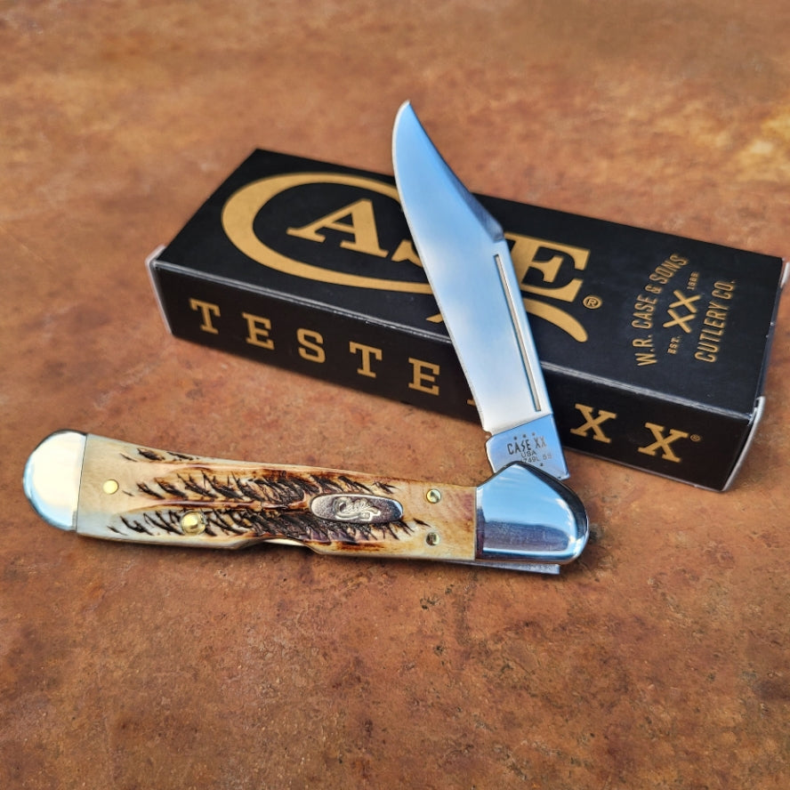 Case Knife - 65327 Mini Copperlock 6.5 Bonestag Stainless Pocket Knife