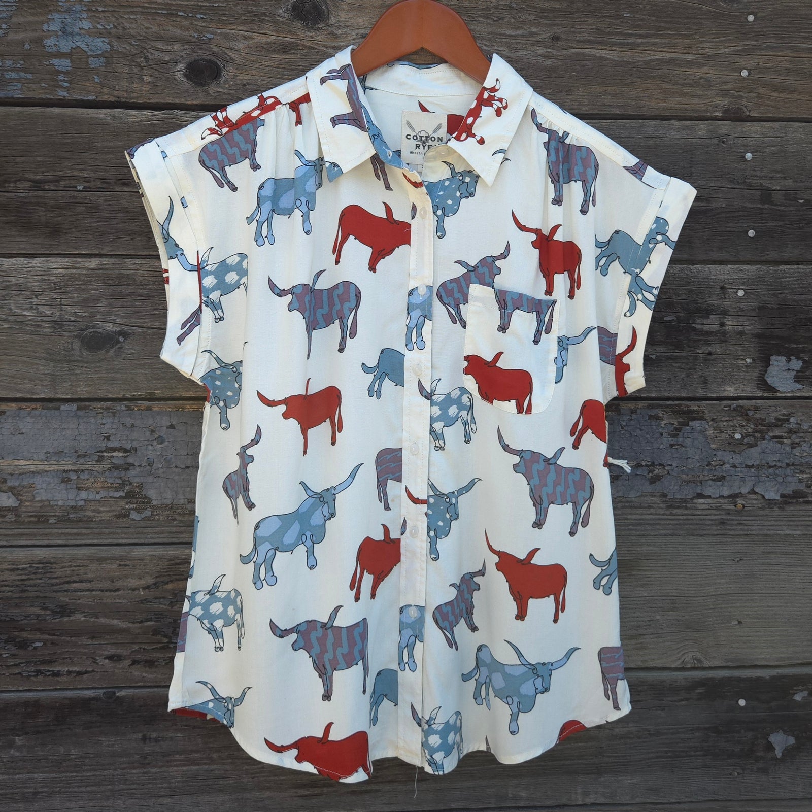 Cotton and Rye - Arty Longhorn Shirt