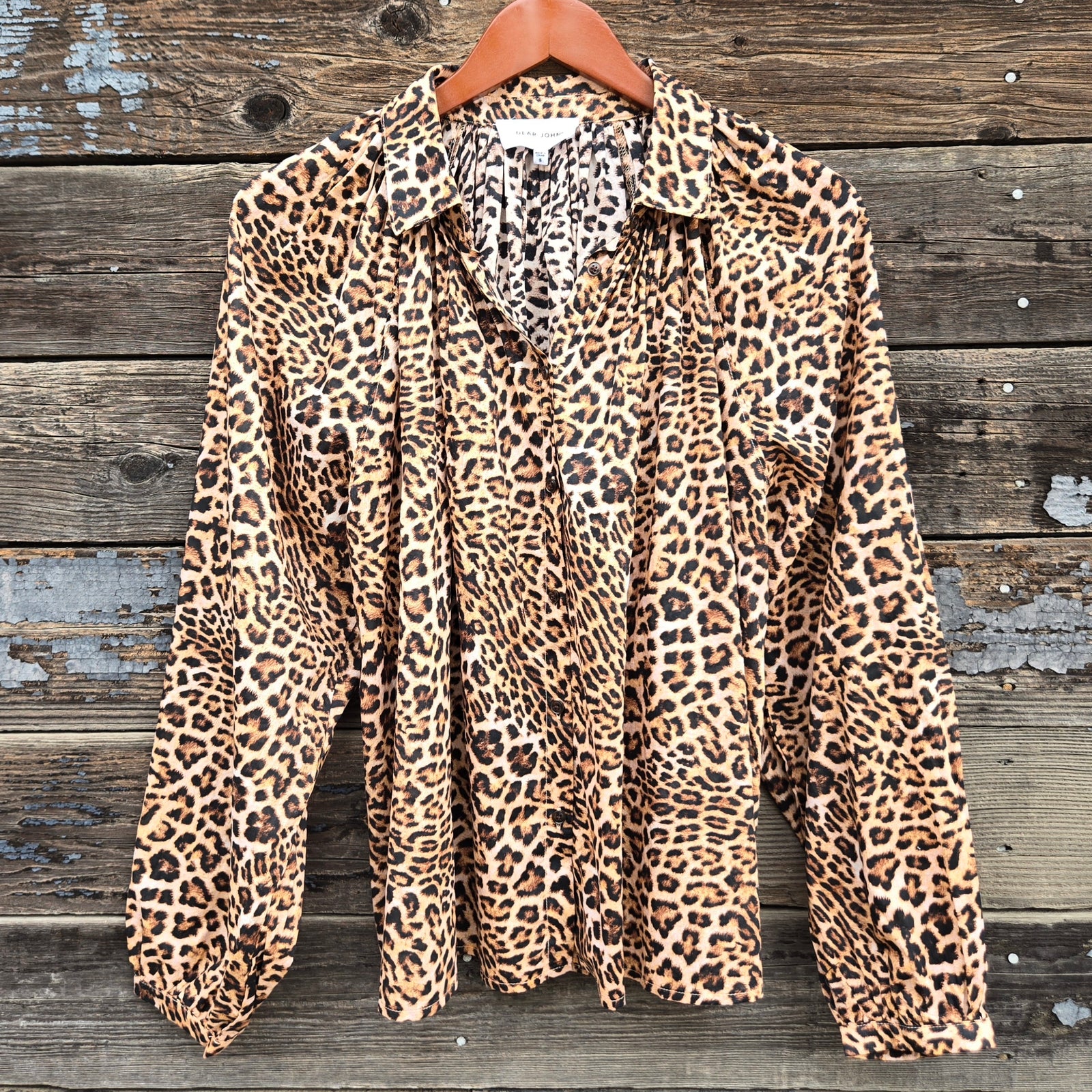 Dear John - Benedict Blouse in Leopard Print