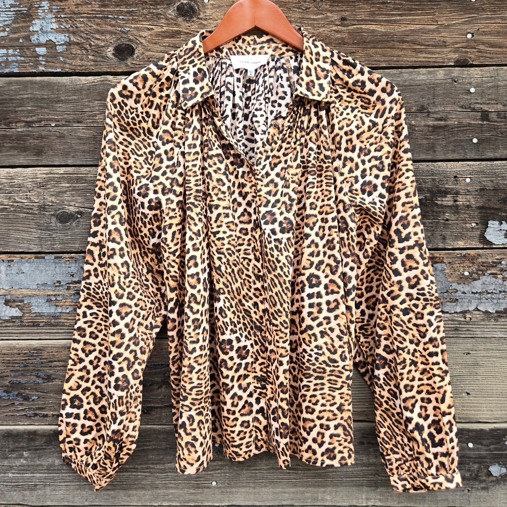 Dear John - Benedict Blouse in Leopard Print