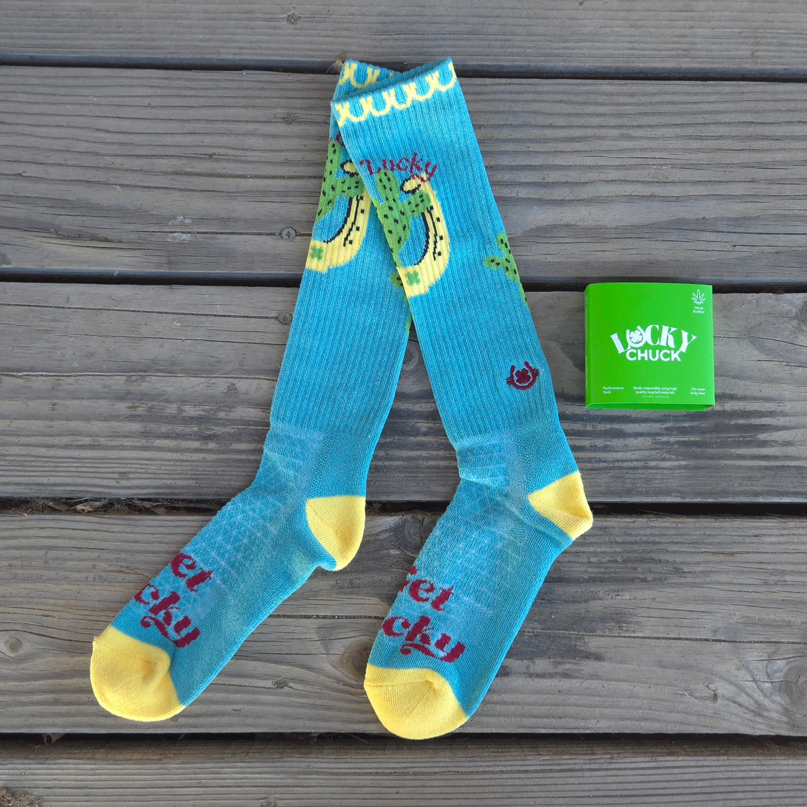 Lucky Chuck Socks - Get Lucky - Aqua