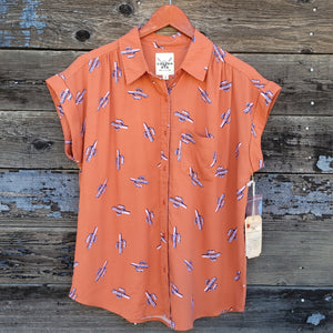 Cotton and Rye - Women's Rusted Cactus Shirt