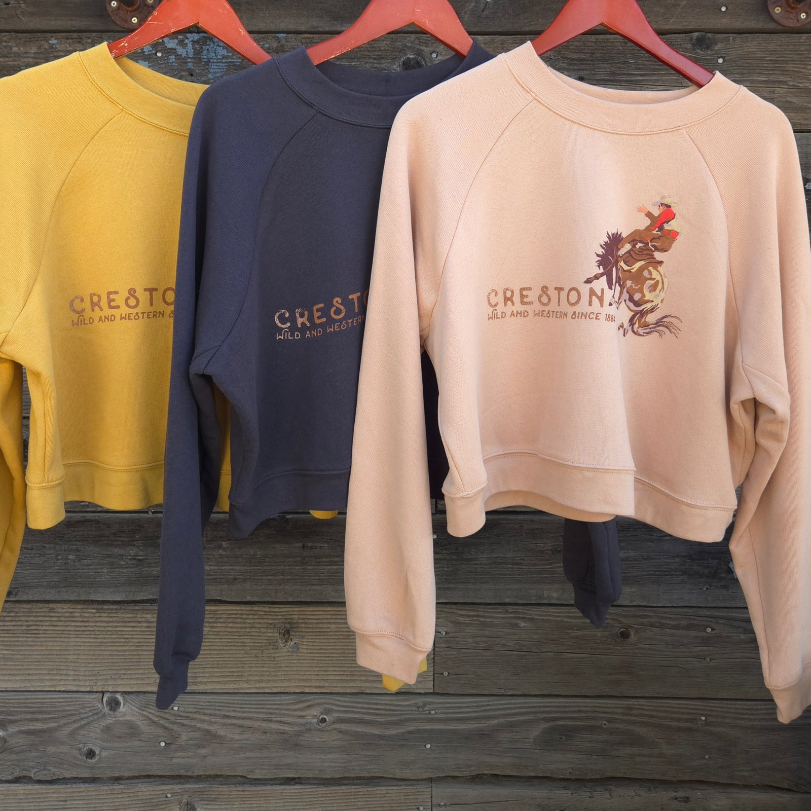 Creston Women's Crewneck Sweatshirt - Bronc Buster