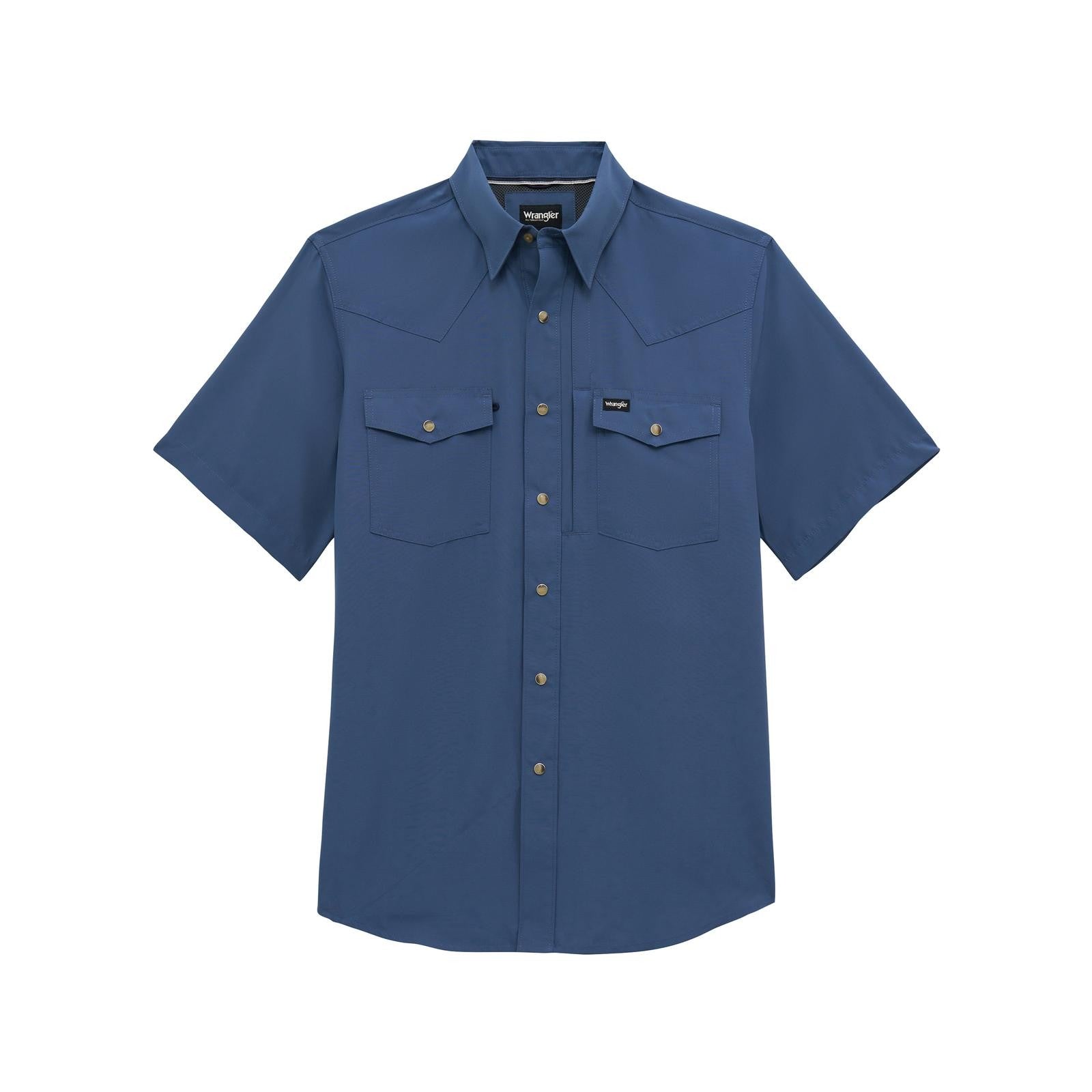 Wrangler ATG Short Sleeve Shirt - Vintage Indigo