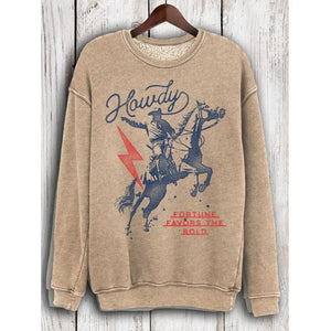 Howdy Sweatshirt - Tan