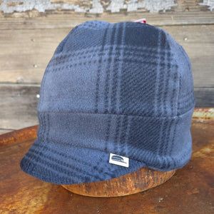 Stormy Kromer - Fleece Adventure Beanie - Grey and Black Plaid