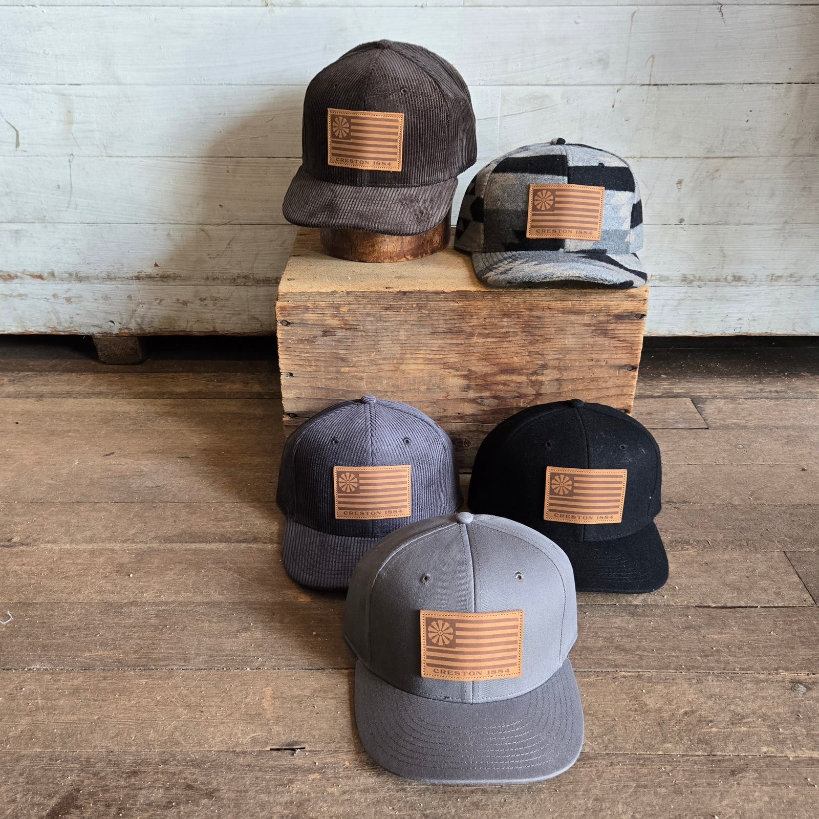 Creston Cap - Flag Patch FB