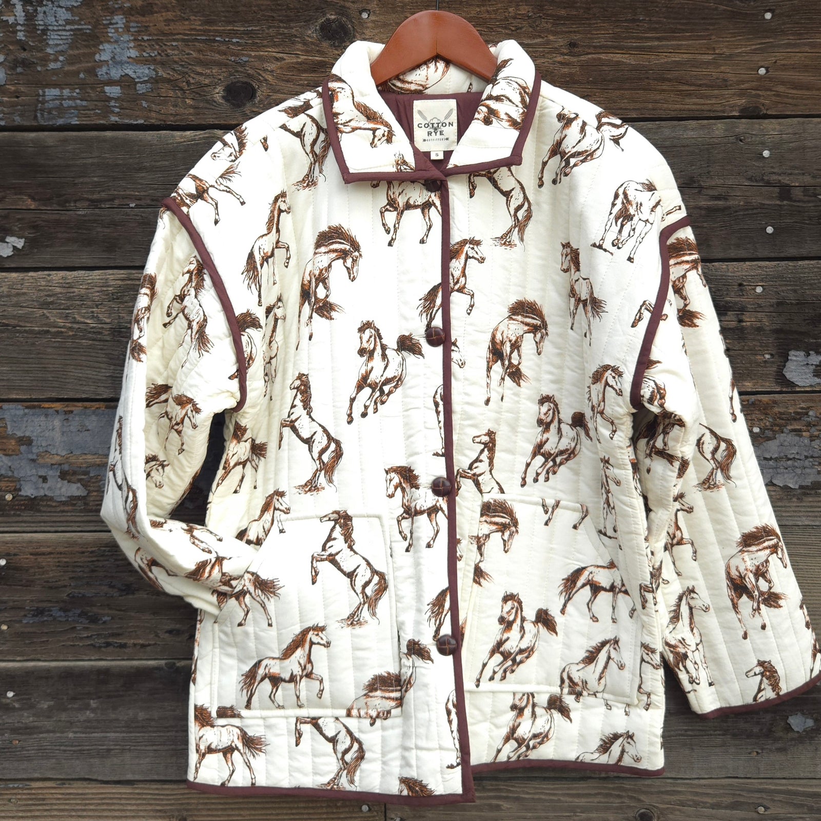 Cotton and Rye - Quilted Horse Jacket