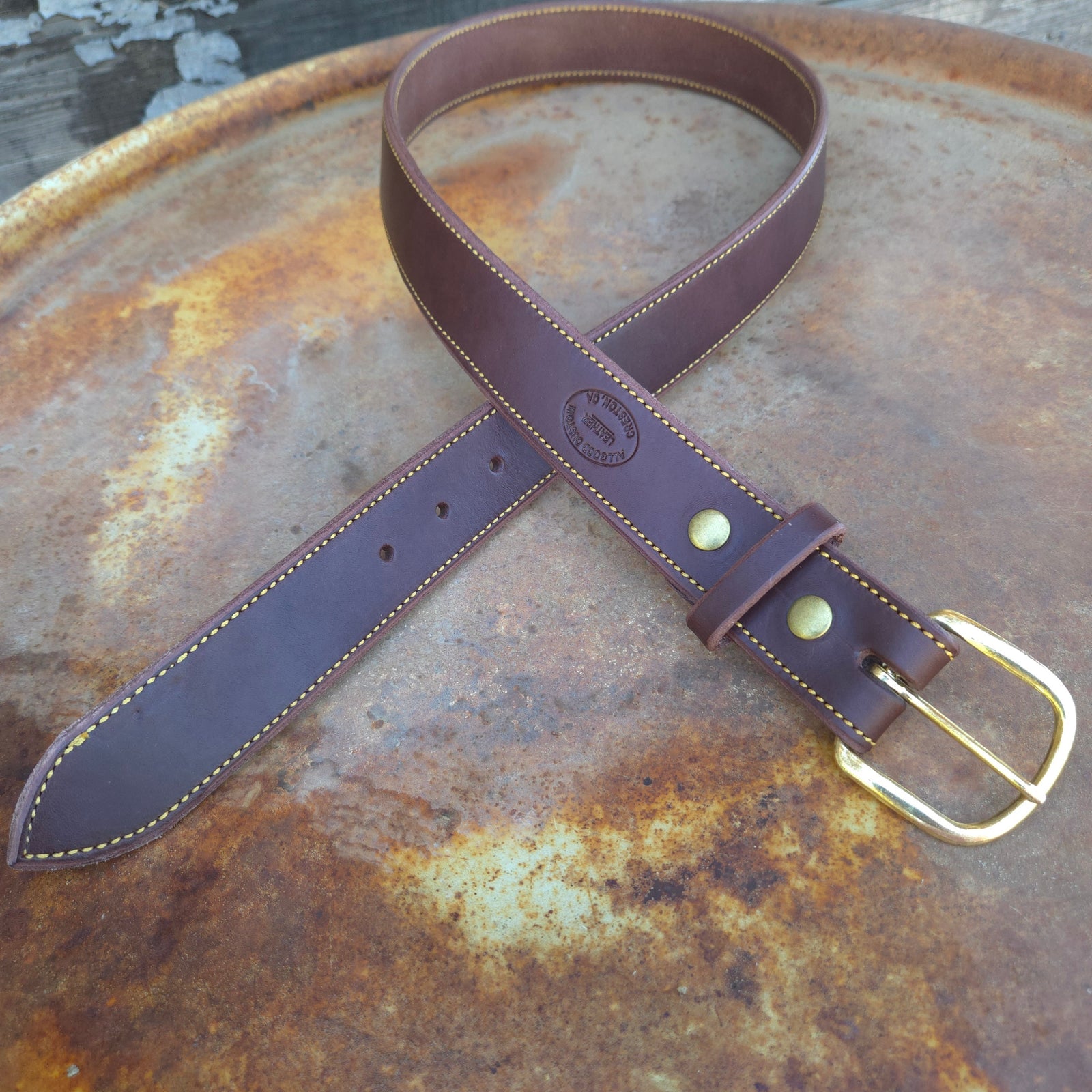 Belt - ACL Work Belt - 11/2" Russet Bridle Leather