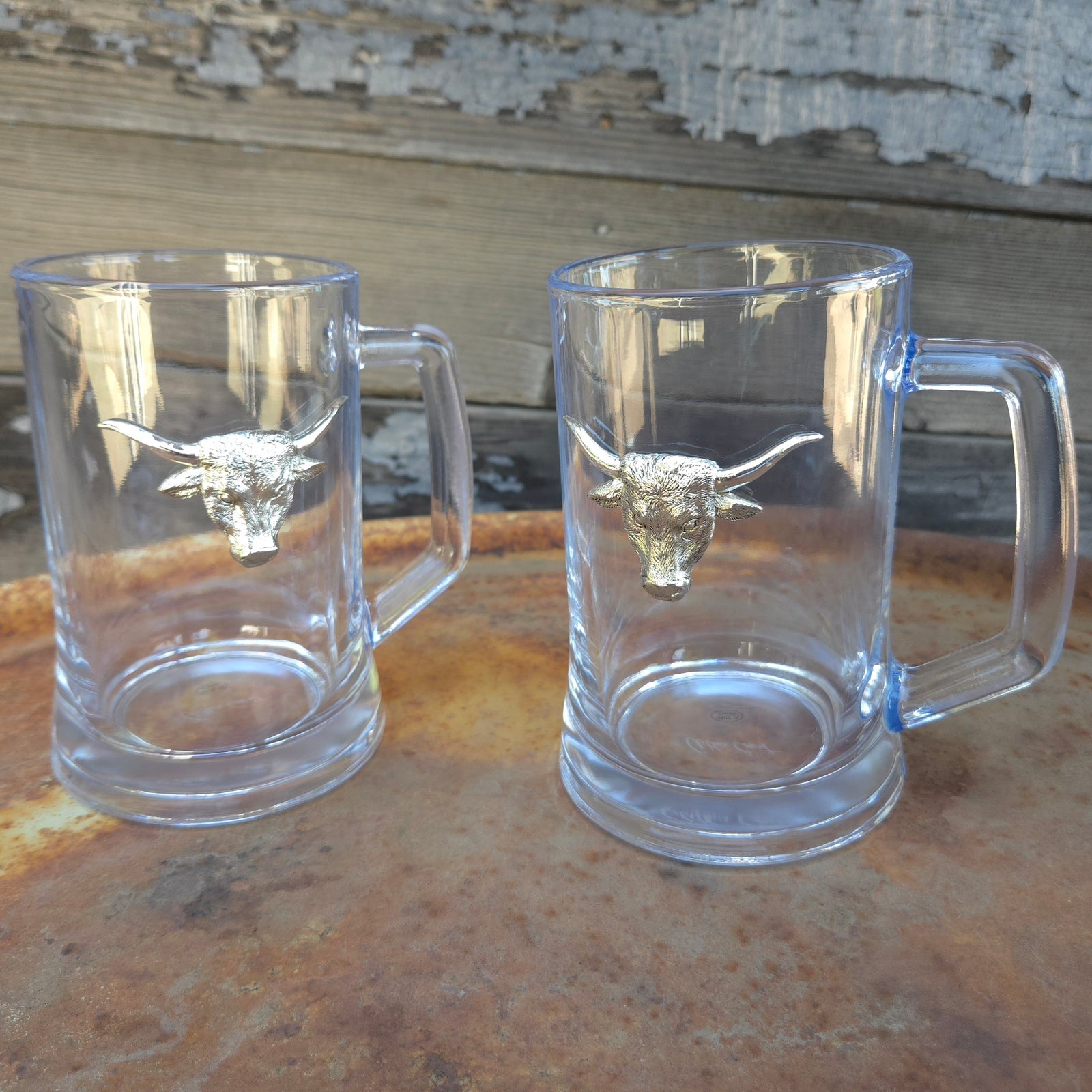 Beer Mugs Set of 2 - Longhorn