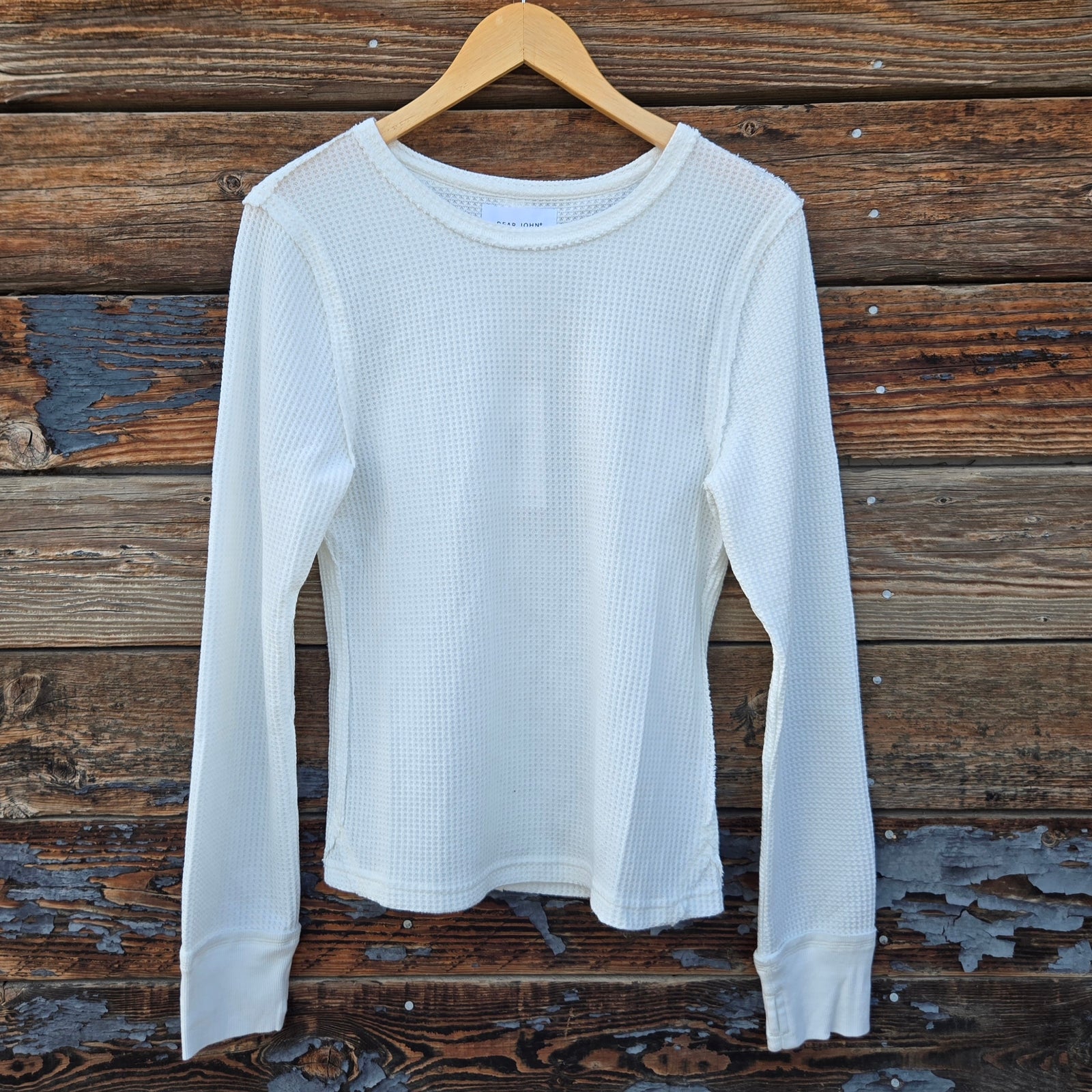 Dear John - Ania Thermal Top - White