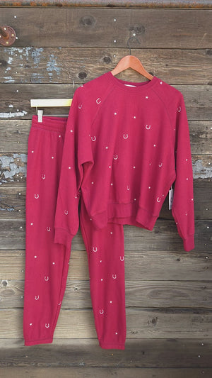 PJ Salvage - Hold Your Horses Jogger Set - Port