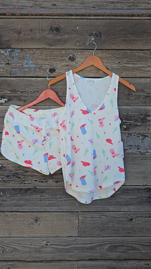 PJ Salvage - American Honey Short and Tank Set