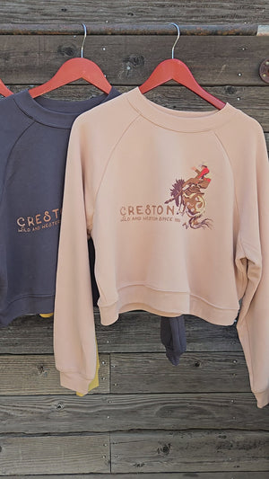Creston Women's Crewneck Sweatshirt - Bronc Buster