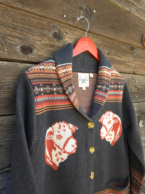 Cotton and Rye - Vintage Hereford Cardigan - Grey