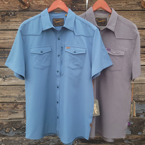Howler Brothers - Emerger Tech Men's Short Sleeve Shirt - Blue