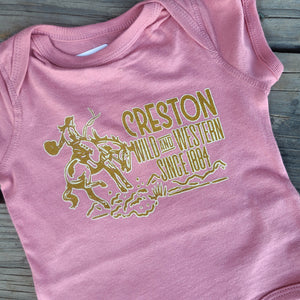 Creston Kid's T-Shirt and Onesie - Dusty Bronc