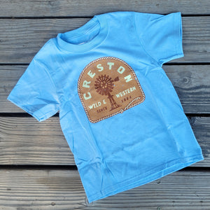 Creston Kid's T-Shirt and Onesie - Ropin' Windmills