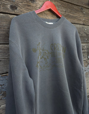 Creston Crewneck Mineral Washed Sweatshirt - Dusty Bronc