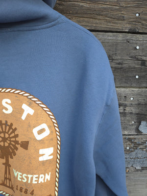 Creston Men's Hoodie - Ropin' Windmills