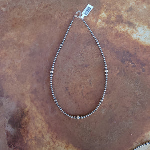 Sterling Silver Navajo StylePearls 18"