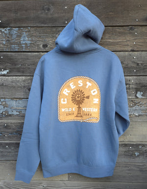 Creston Men's Hoodie - Ropin' Windmills