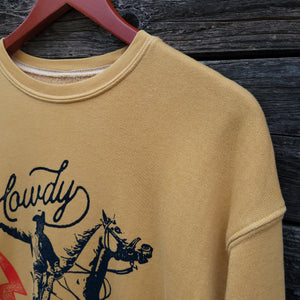 Howdy Sweatshirt - Gold