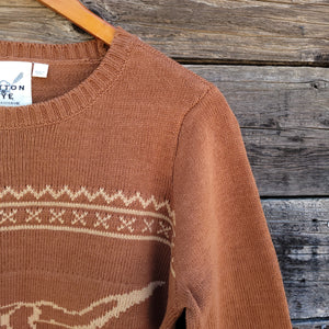 Cotton and Rye - Longhorn Sweater - Cinnamon