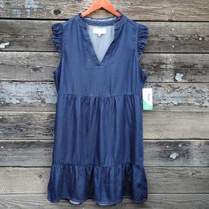 Dear John Denim - Berenice Dress - Dark Denim Tencel