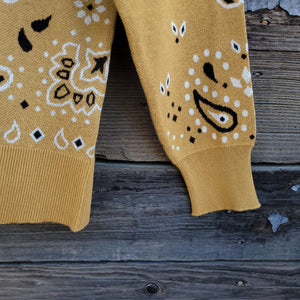 Cotton and Rye - Bandana Sweater - Yellow Gold