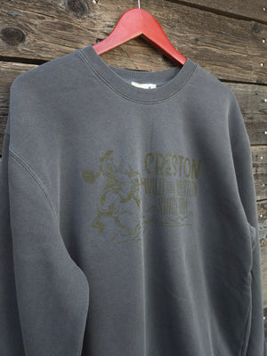 Creston Crewneck Mineral Washed Sweatshirt - Dusty Bronc