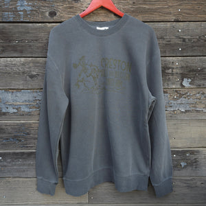 Creston Crewneck Mineral Washed Sweatshirt - Dusty Bronc