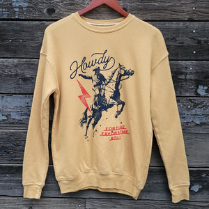 Howdy Sweatshirt - Gold