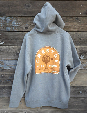 Creston Men's Hoodie - Ropin' Windmills