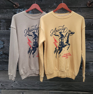 Howdy Sweatshirt - Gold