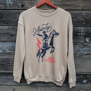 Howdy Sweatshirt - Tan