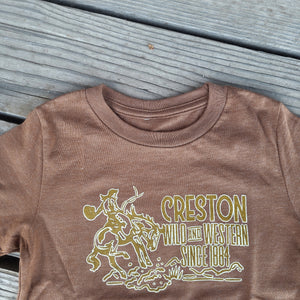 Creston Kid's T-Shirt and Onesie - Dusty Bronc