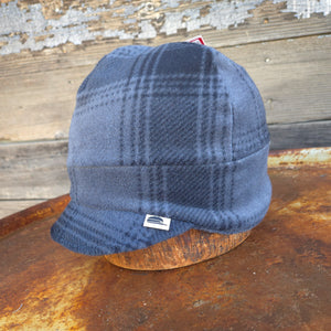 Stormy Kromer - Fleece Adventure Beanie - Grey and Black Plaid