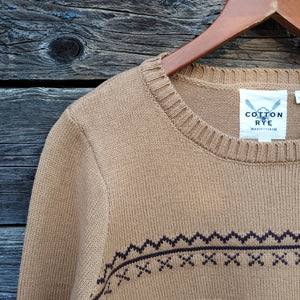 Cotton and Rye - Longhorn Sweater - Tan