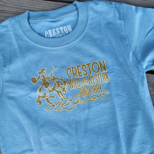 Creston Kid's T-Shirt and Onesie - Dusty Bronc