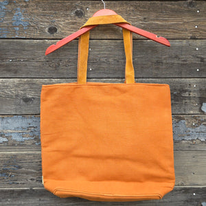 Southwestern Tote - Rust and Cream