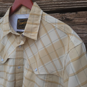 Howler Brothers - Open Country Men's Tech Short Sleeve Shirt - Brown Rice