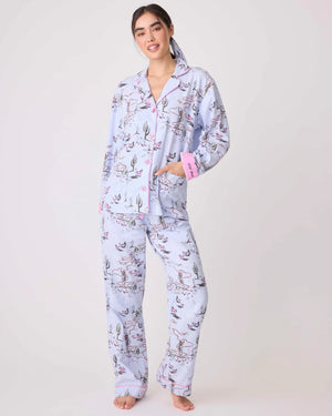 PJ Salvage - Wild Heart Flannel Pajama Set