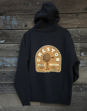 Creston Men's Hoodie - Ropin' Windmills