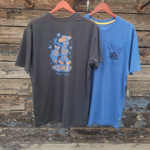 Howler Brothers - Travelin' Light Men's T-Shirt - Blue